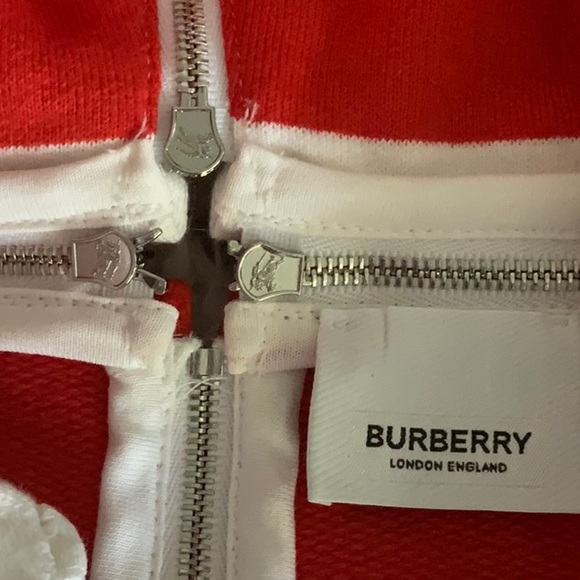 Burberry zipper hoodie - Picture 2 of 10